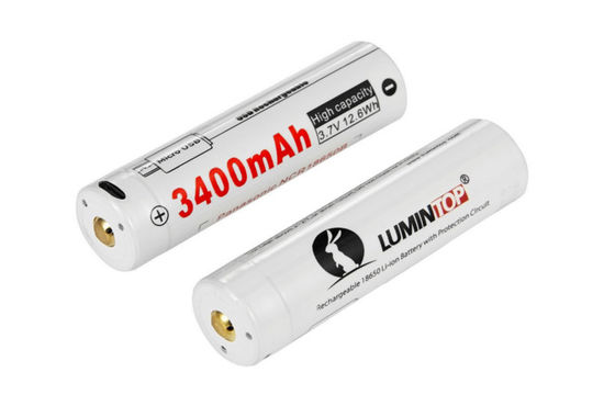 Chine Capacité élevée rechargeable micro des batteries de lampe-torche d'USB 3.7V 3400mAh fournisseur