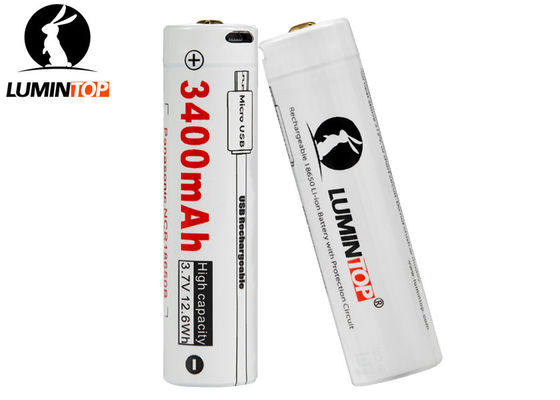 Chine Batterie rechargeable d'ion d'USB 18650 Li de LED d'accessoires fiables de lampe-torche fournisseur